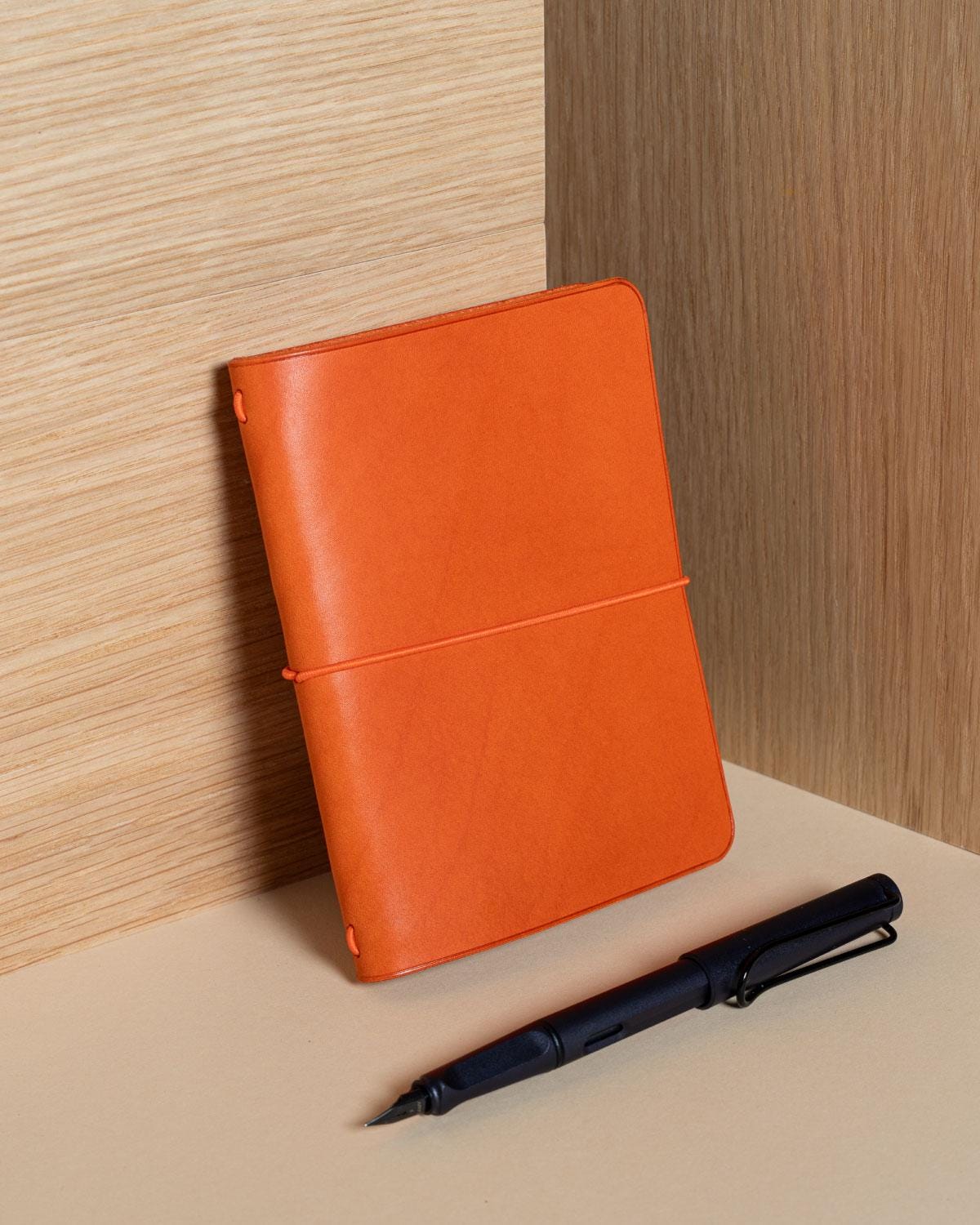 Orange Buttero A6 cover, ready to ship