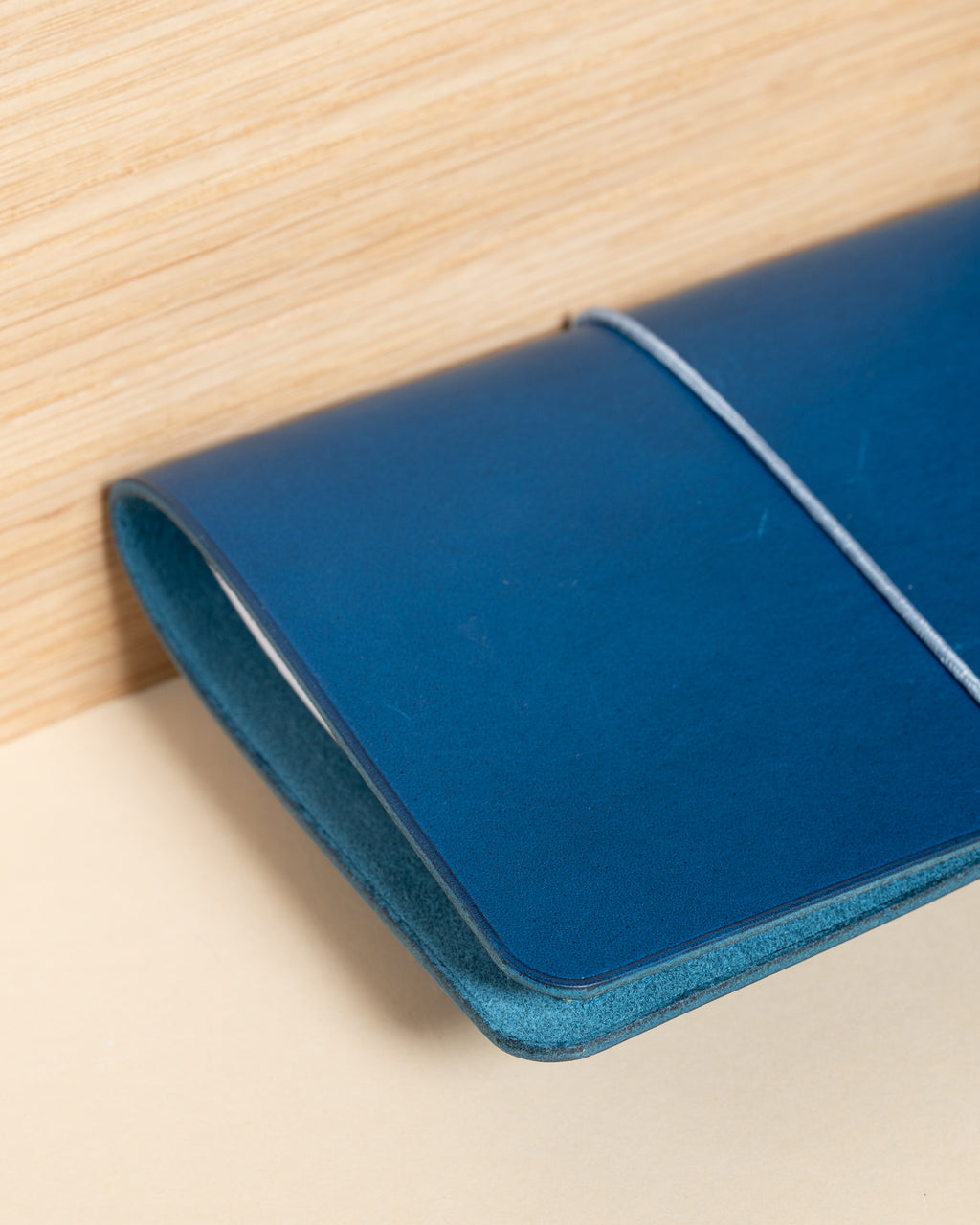 Navy Blue Buttero Leather Cover