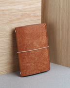 Brown Pueblo A6 trifold cover, ready to ship