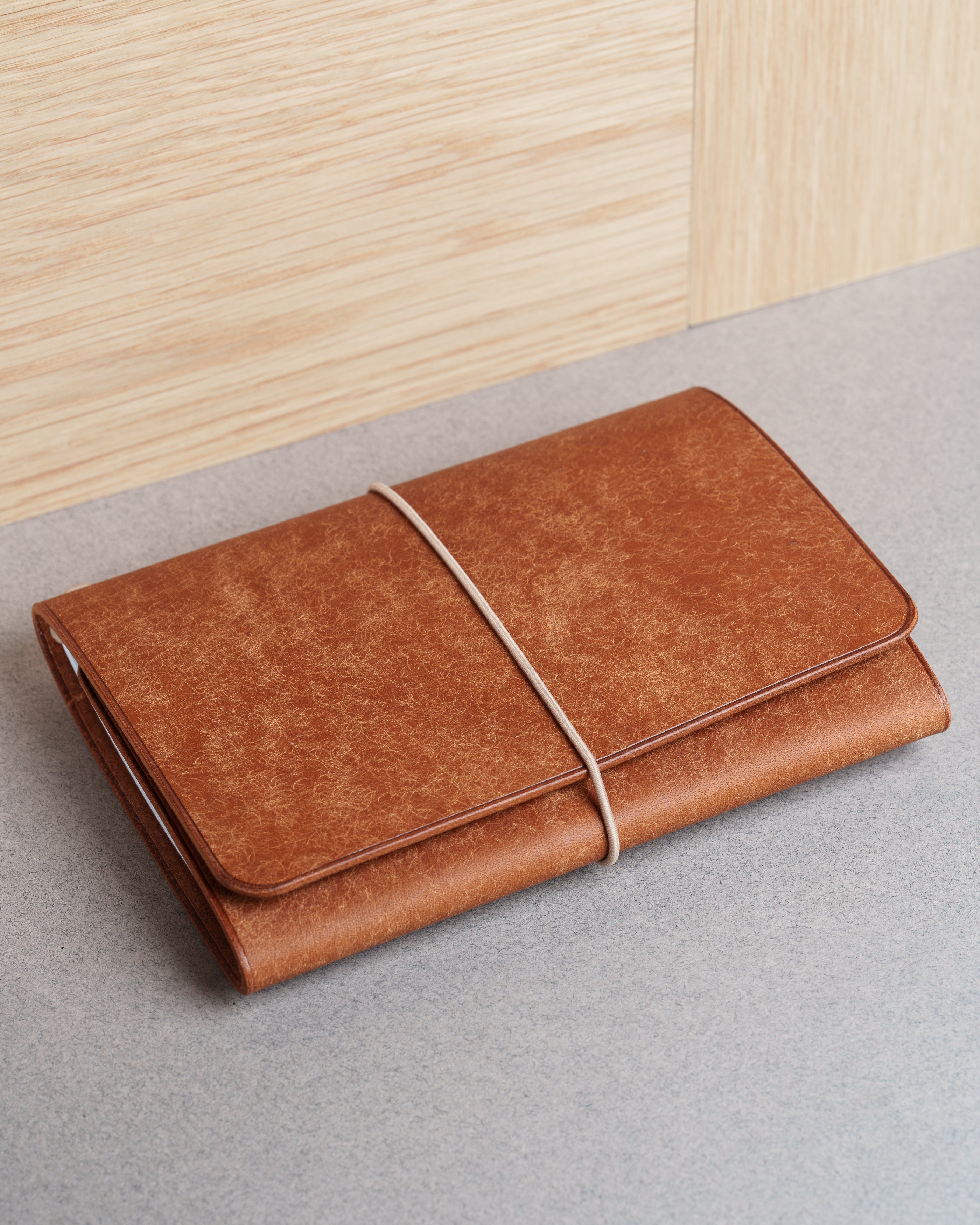 Brown Pueblo Leather Trifold Cover