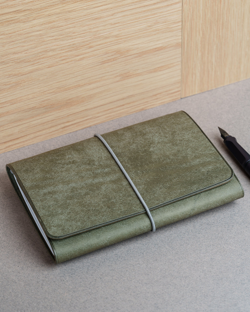 Grey Pueblo Trifold Leather Cover