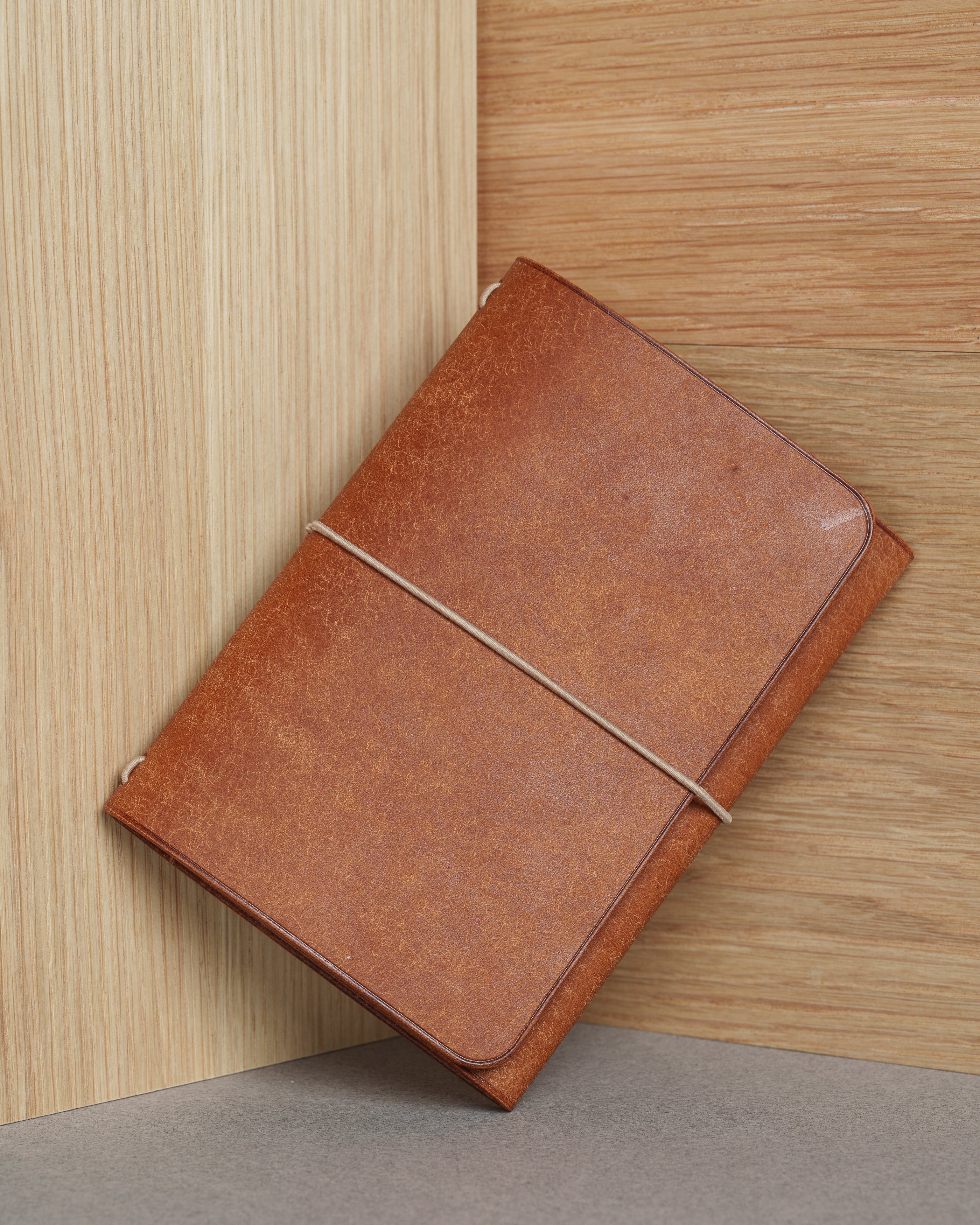 Brown Pueblo Leather Trifold Cover