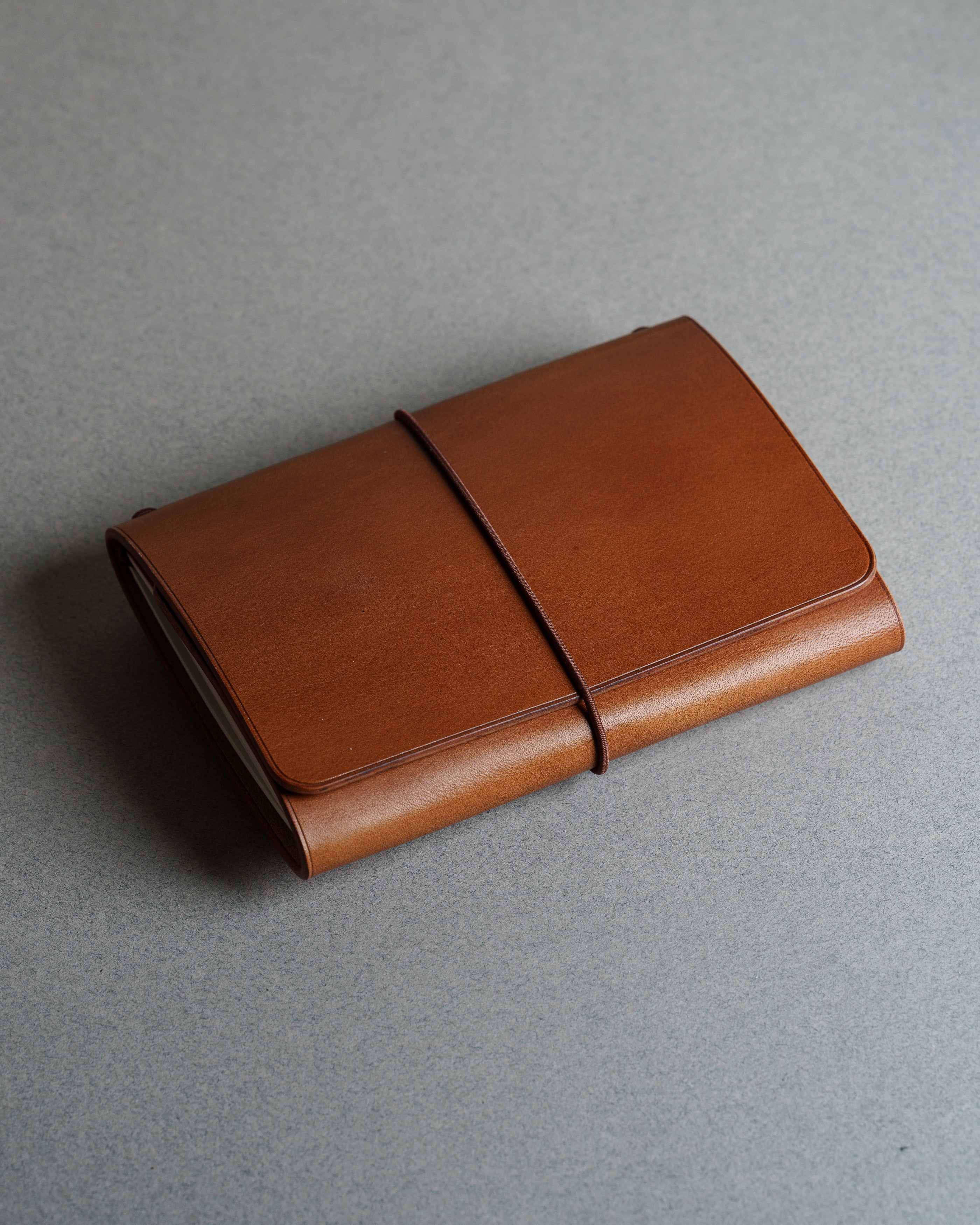 Whisky Buttero Leather Trifold Cover