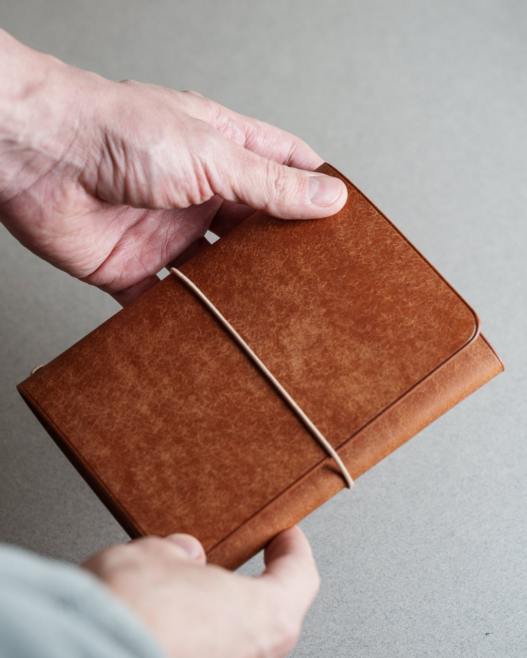 Brown Pueblo A6 trifold cover, ready to ship