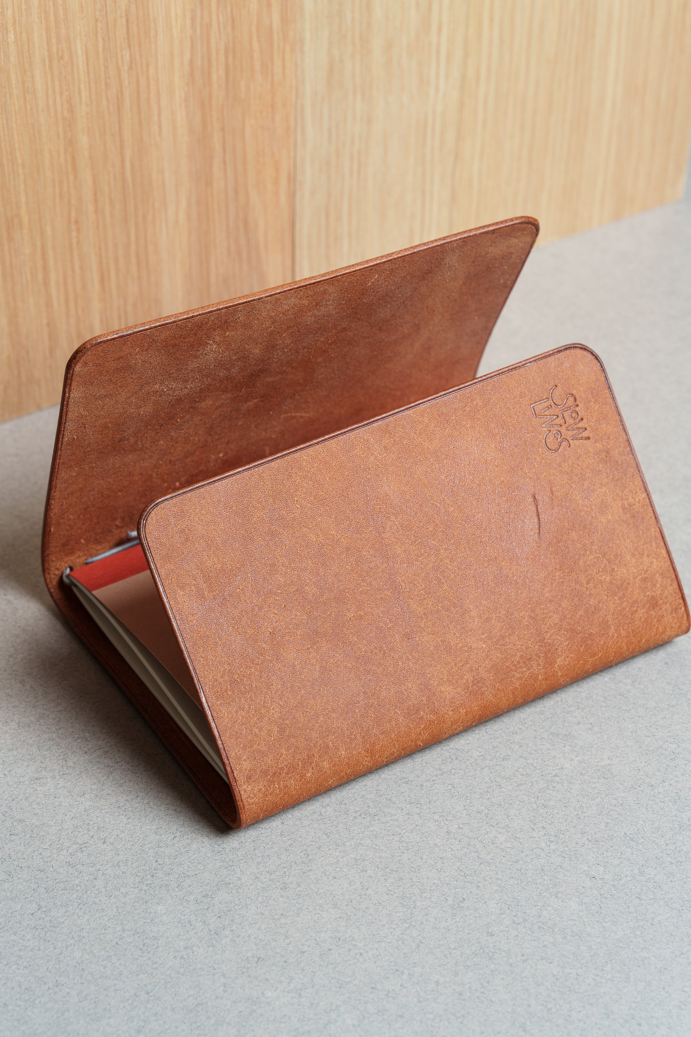 Brown Pueblo Leather Trifold Cover