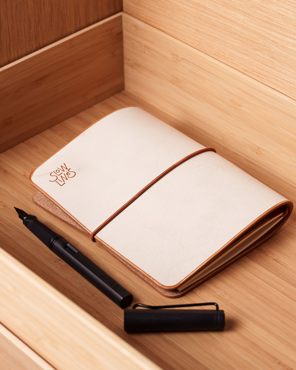 Light Brown Ghost Wax Leather Cover