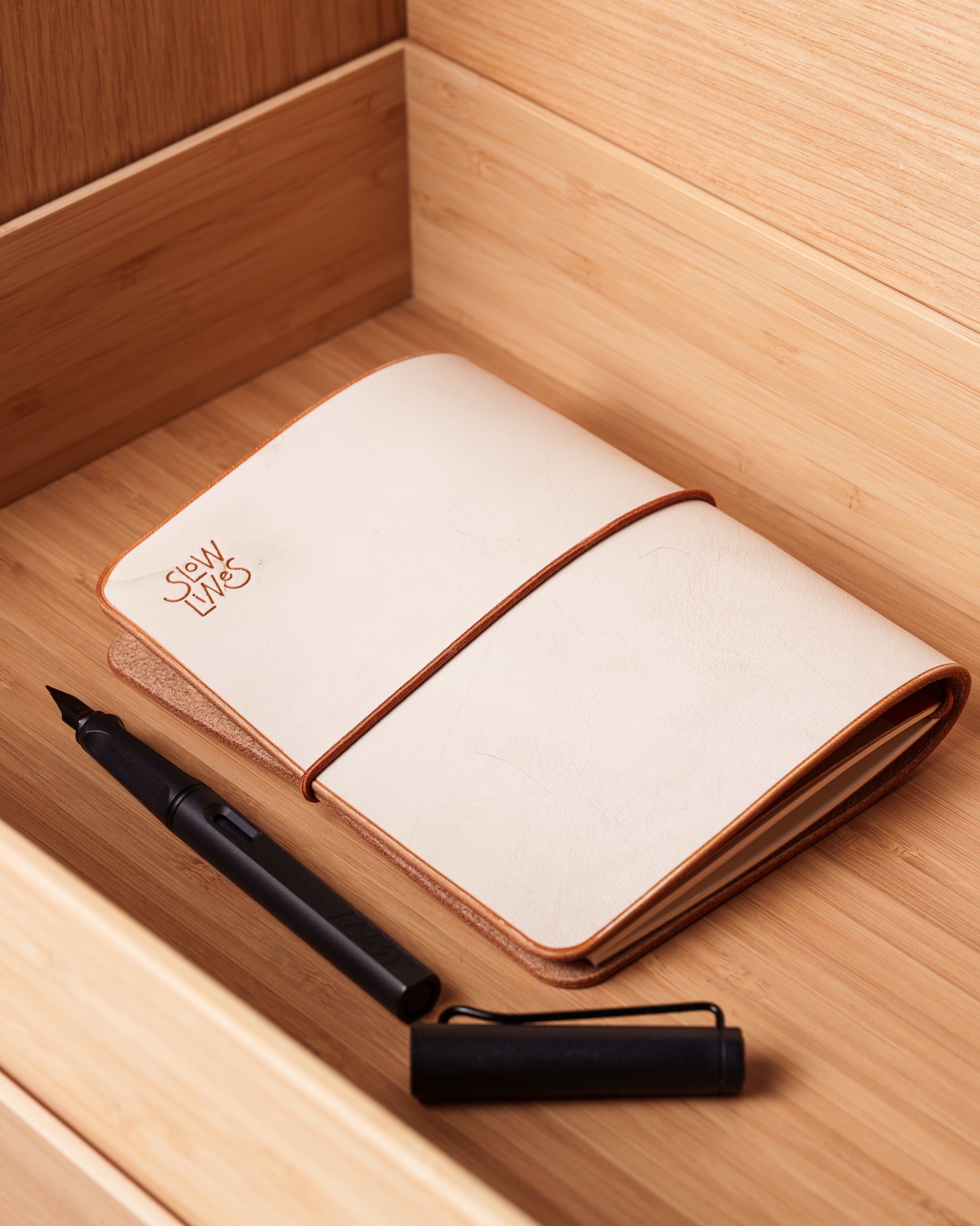 Light Brown Ghost Wax Leather Cover