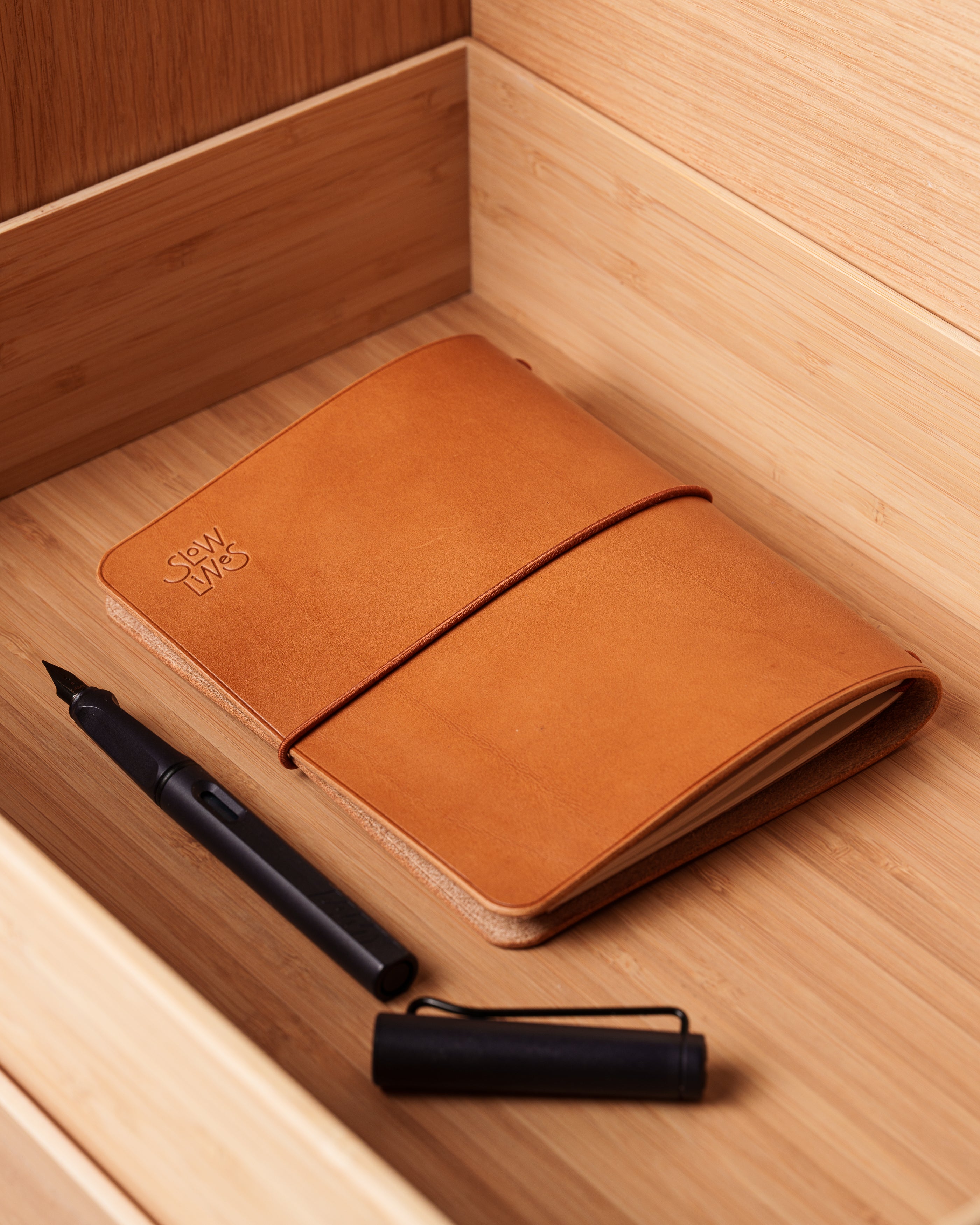 Camel Tan Buttero Leather Cover