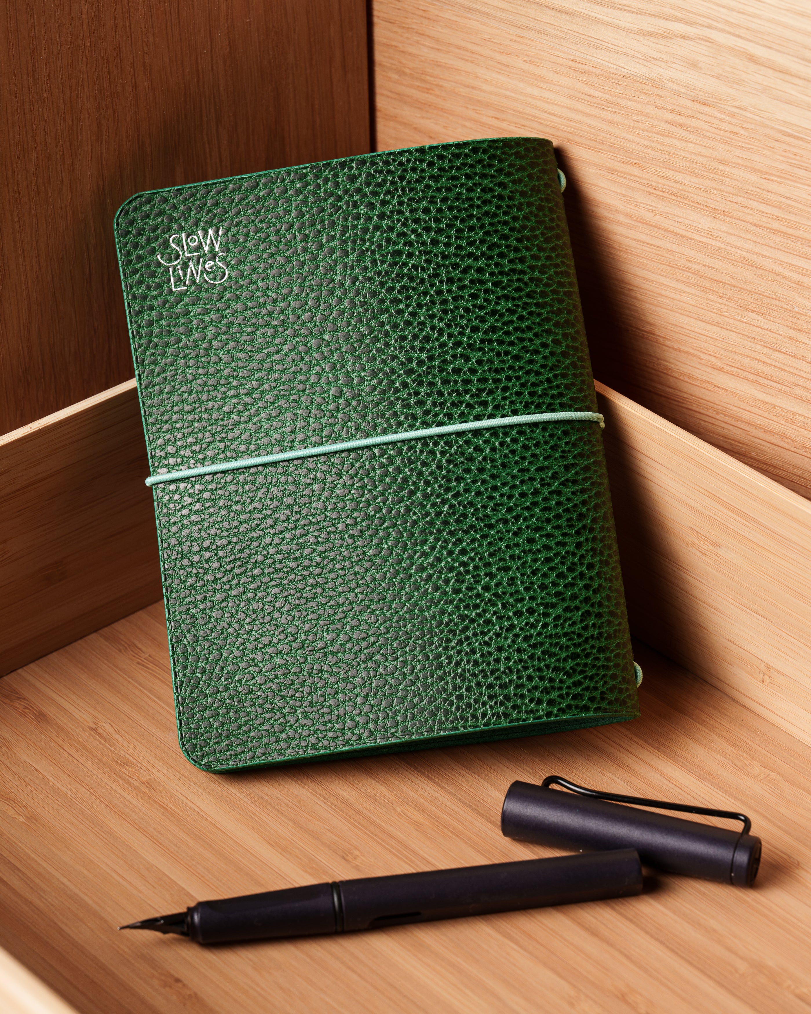 Green Dollaro Leather Cover