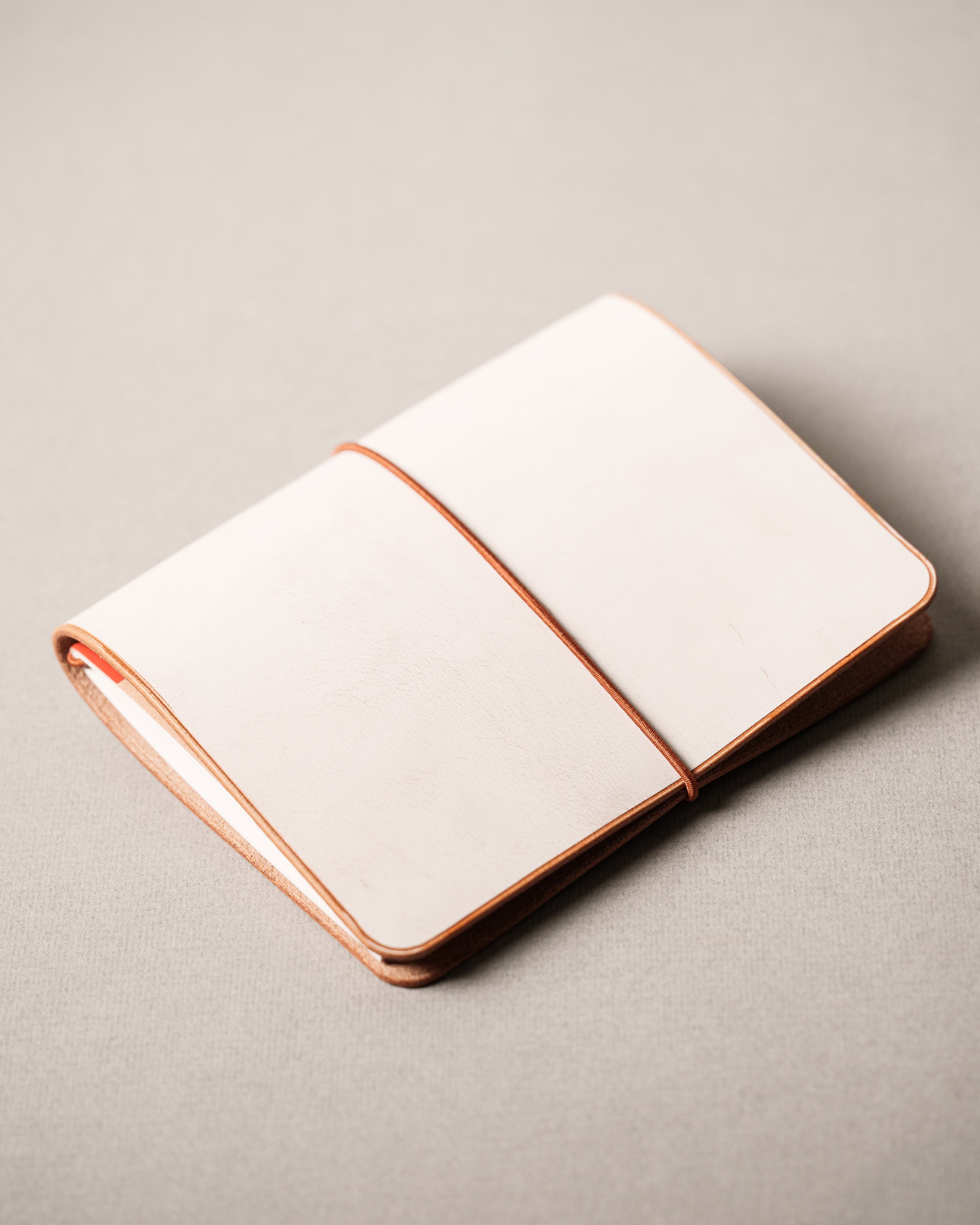 Light Brown Ghost Wax A6 cover, ready to ship