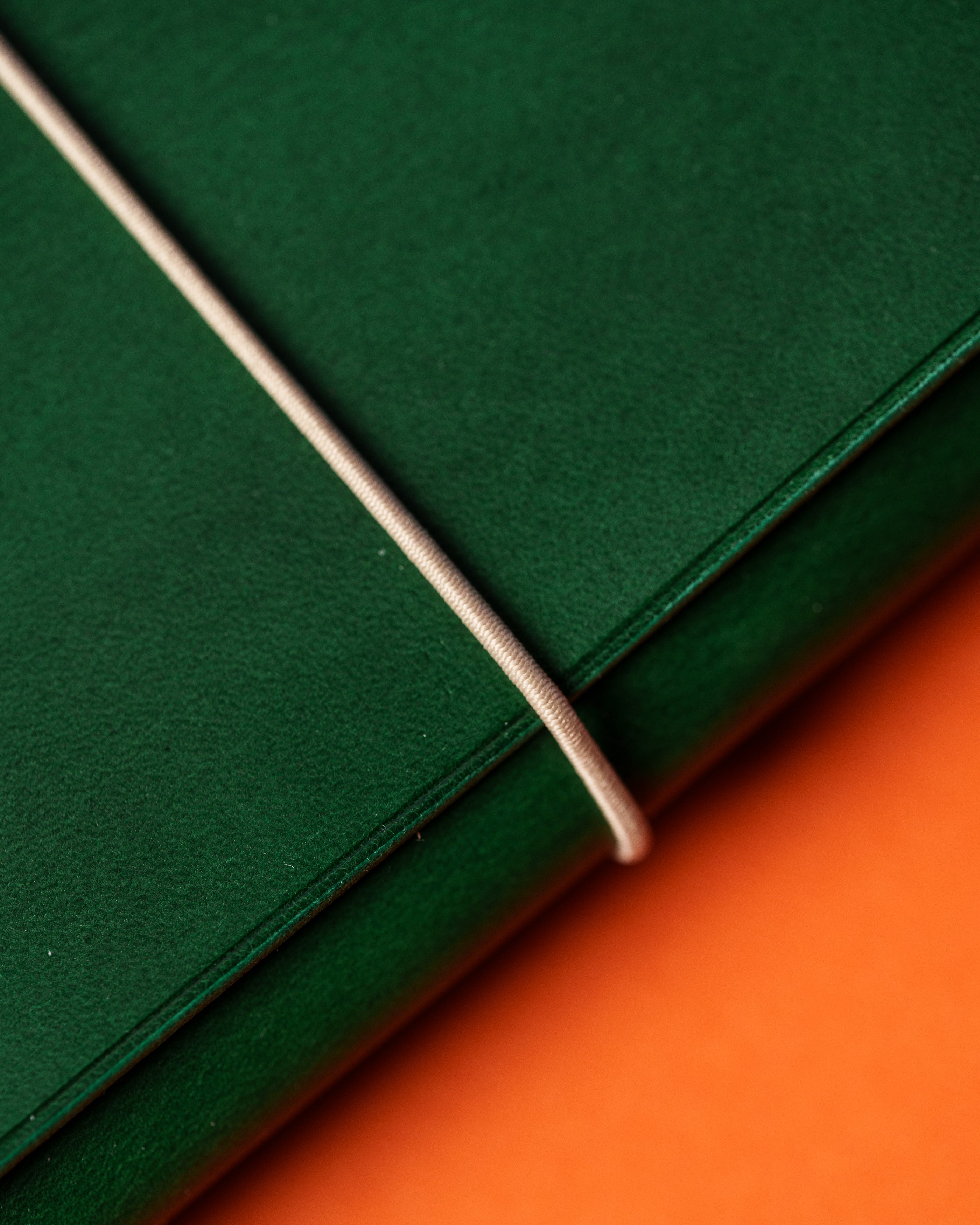 Green Buttero Leather Trifold Cover