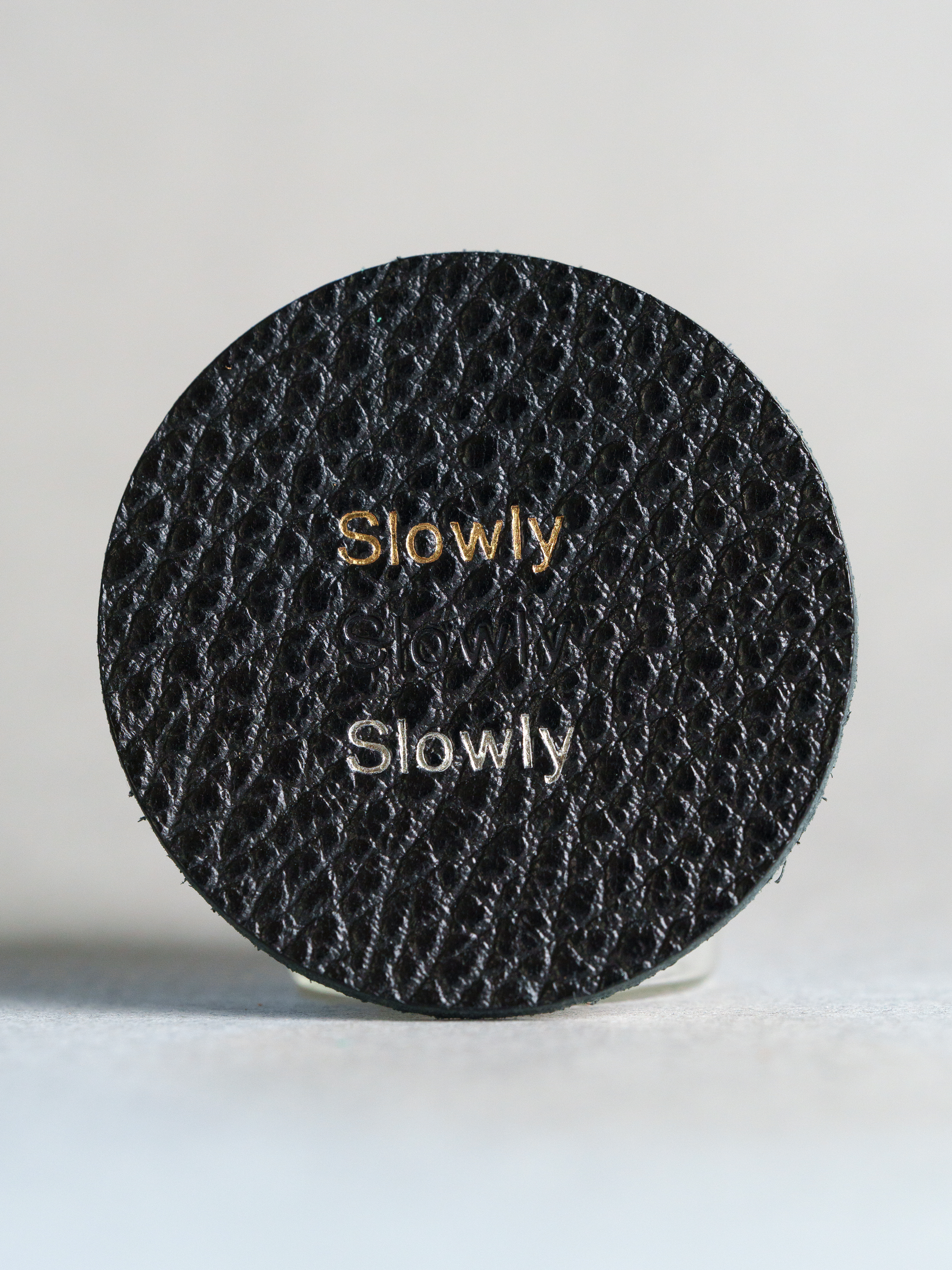Black Dollaro Leather Trifold Cover