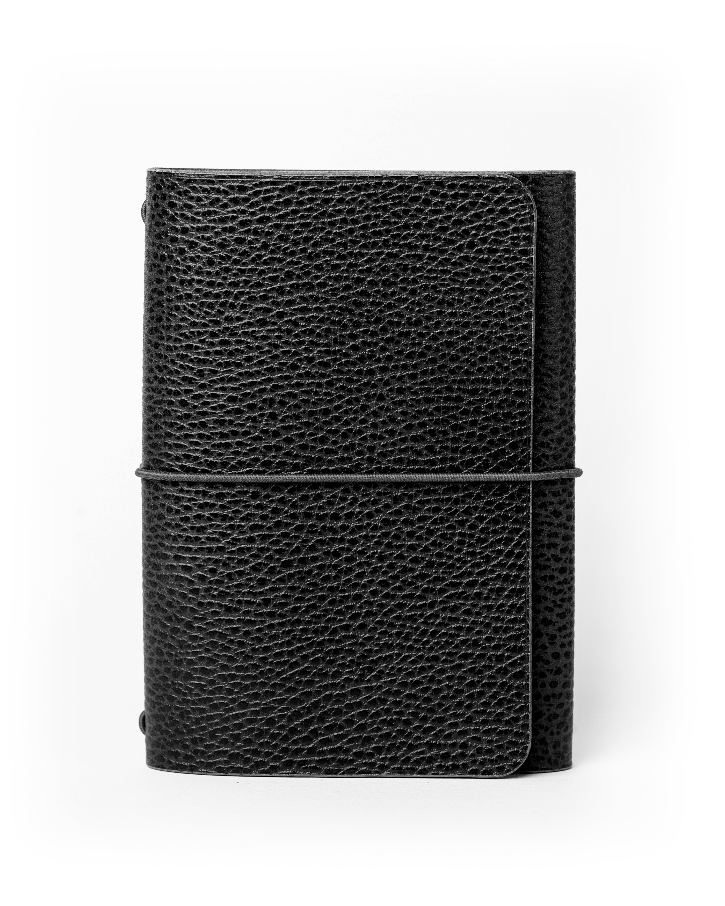 Black Dollaro Leather Trifold Cover