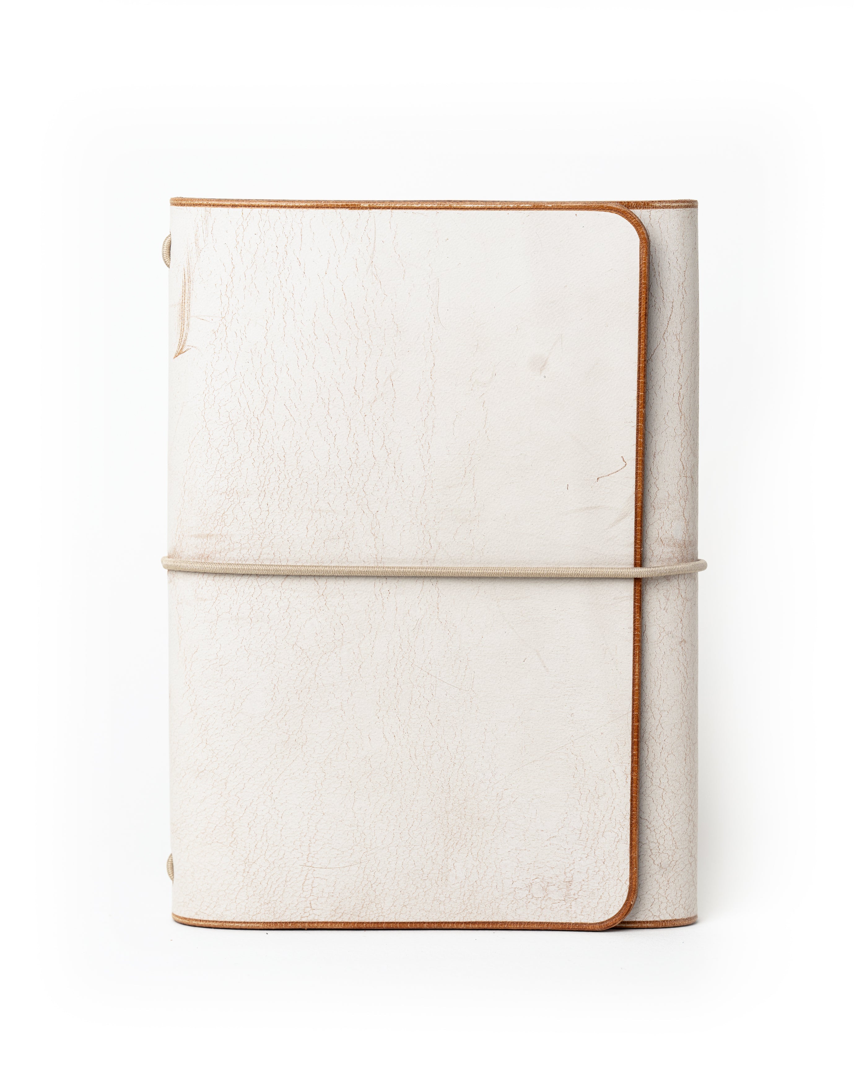 Natural Ghost Wax A6 trifold cover, ready to ship