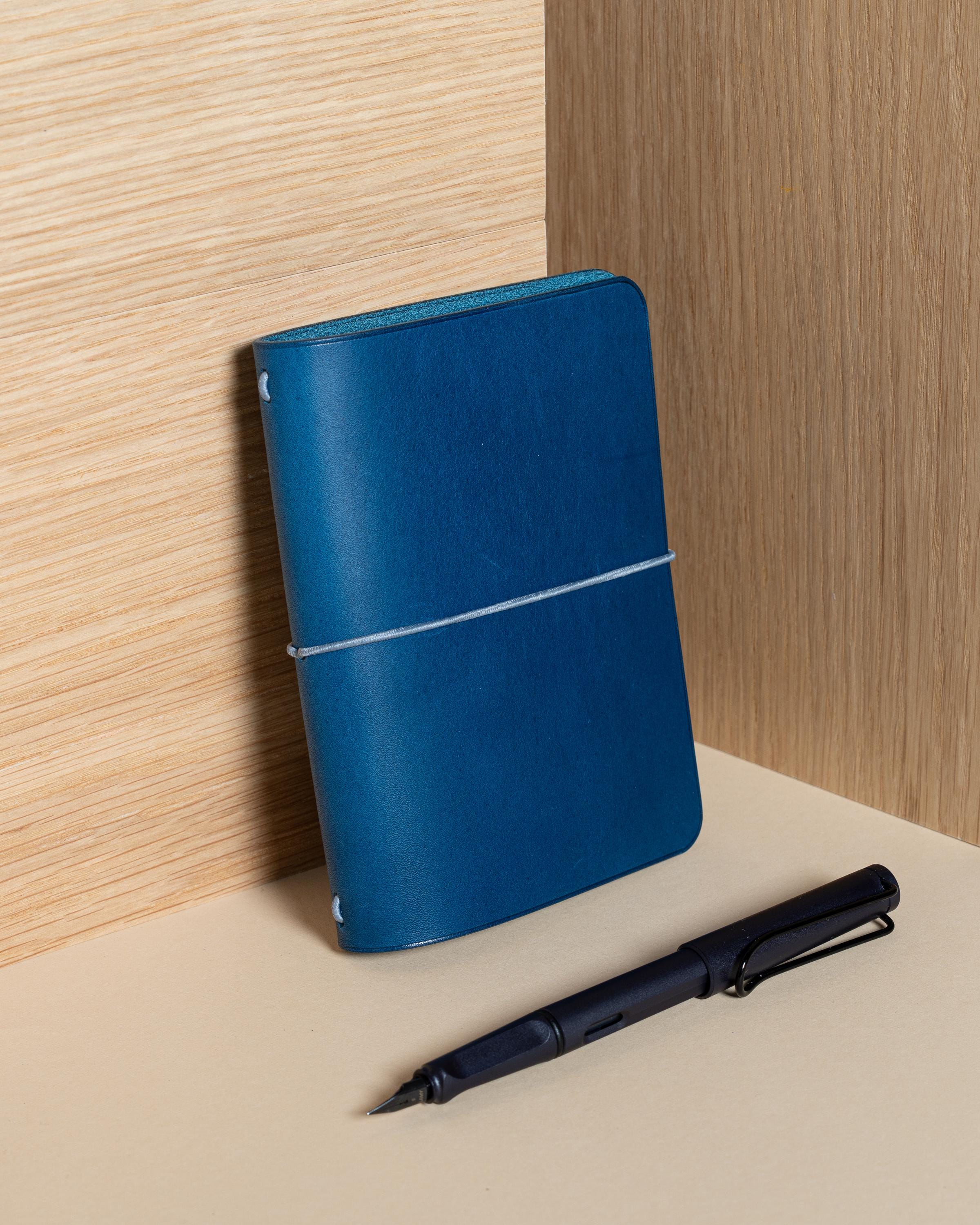 Navy Blue Buttero A6 cover, ready to ship